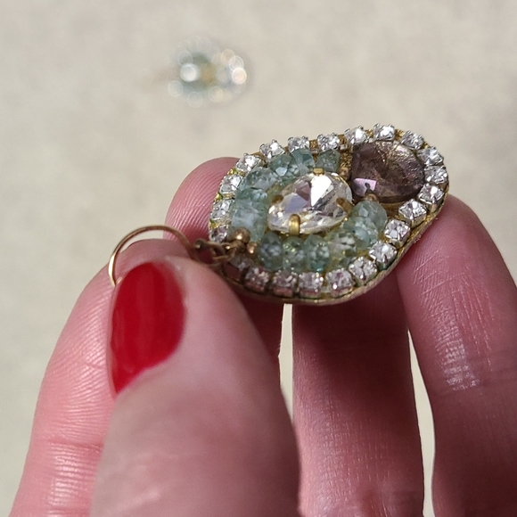 Gold plated + semi-precious stones - Picture 4 of 8